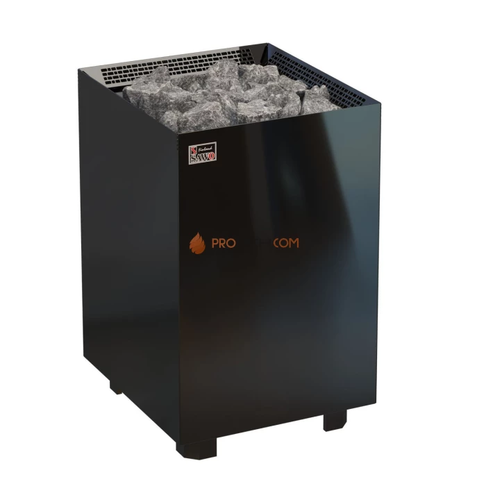 Электрическая печь SAWO NORDEX FLOOR NRNF-90NS-BL-Z 9 кВт (пульт и блок мощности докупаются отдельно), черная