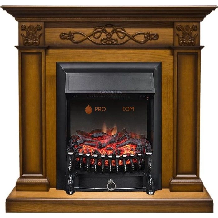 Каминокомплект Royal Flame Verona - Дуб антик с очагом Fobos FX Black