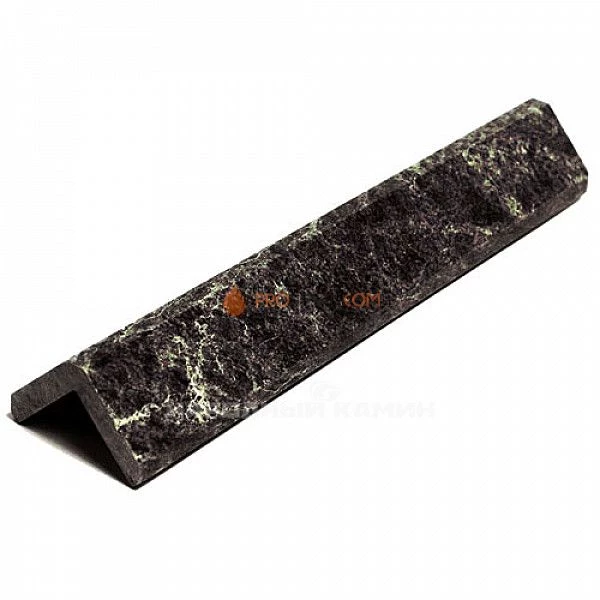 Уголок из камня пироксенит полированный 300х40х40 мм