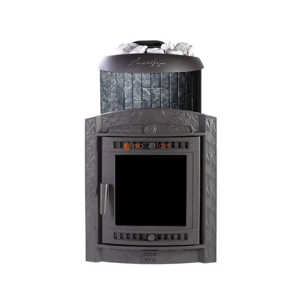 Печь банная «Атмосфера L» комбинированная сетка-ламель талькохлорит