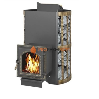 Дровяная печь для бани Везувий Скиф с закрытой каменкой (270)