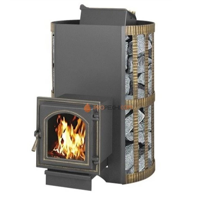 Дровяная печь для бани Везувий Скиф с закрытой каменкой (270)