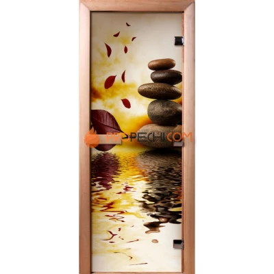 Дверь для бани DoorWood Фотопечать А056, 2100x800 мм
