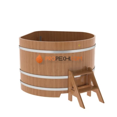 Купель BentWood угловая из натурального дуба 1,37х1,37