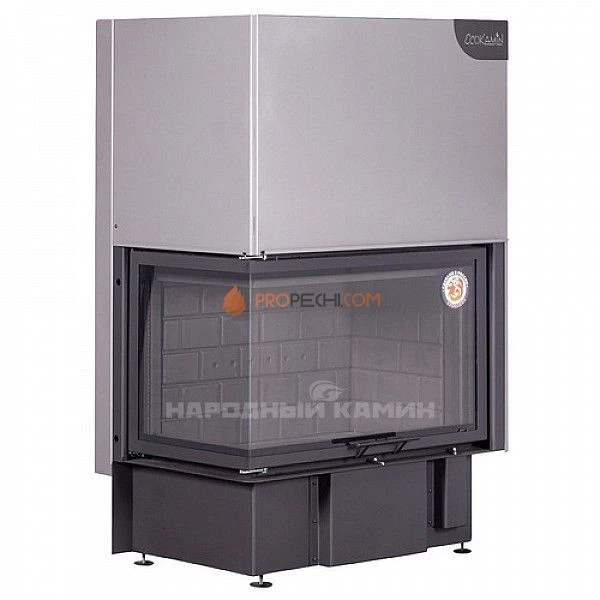 ДЕЛЬТА 800LB два стекла левая принтинг черный шамот