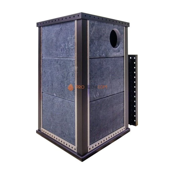 Дровяная печь для бани Klover RT 35 ( Серпентинит 30мм)