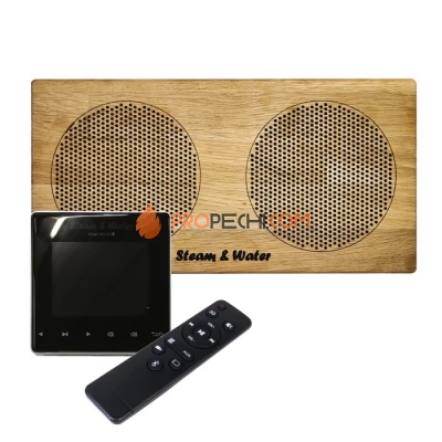 Комплект акустической системы встраиваемый SW 1 Black Standart Wood, двойной Прямоугольник (две колонки)