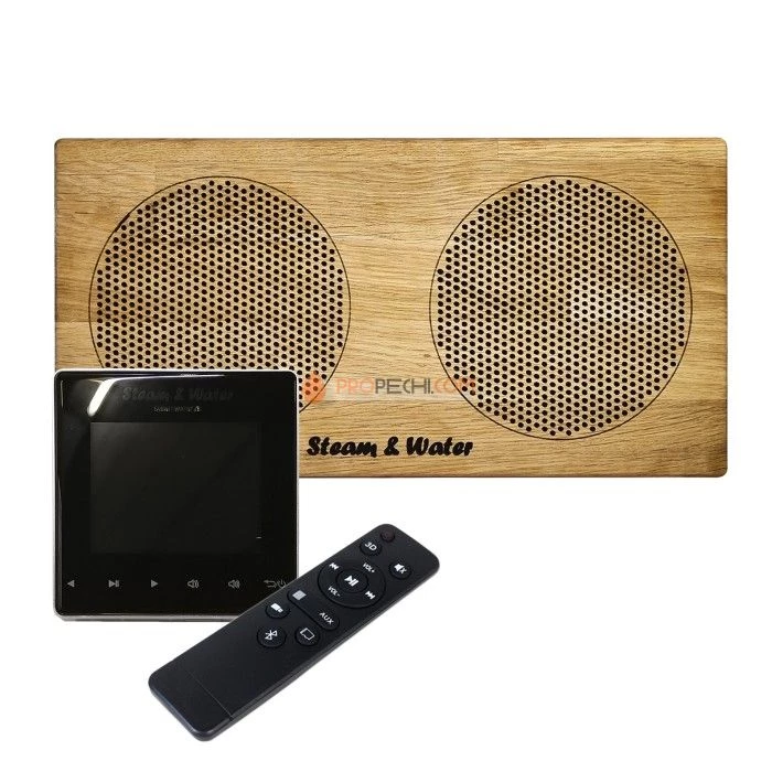 Комплект акустической системы встраиваемый SW 1 Black Standart Wood, двойной Прямоугольник (две колонки)