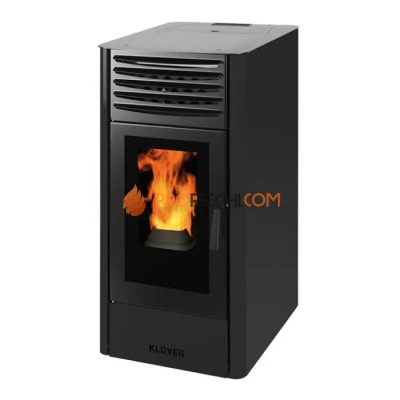 Отопительная печь Klover DEA ECO 12 (матовый черный)