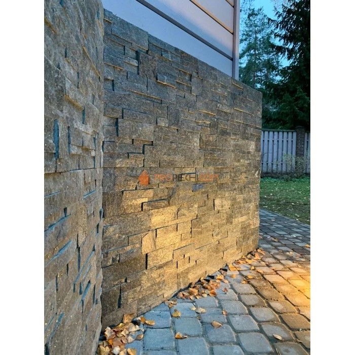 Панель Модерн Кварцит Чёрный (350х180мм) упак. (6шт/0,378м2)