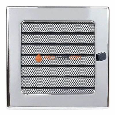 Вентиляционная решетка Wentor Никель с жалюзи 17х17 (Дисконт)