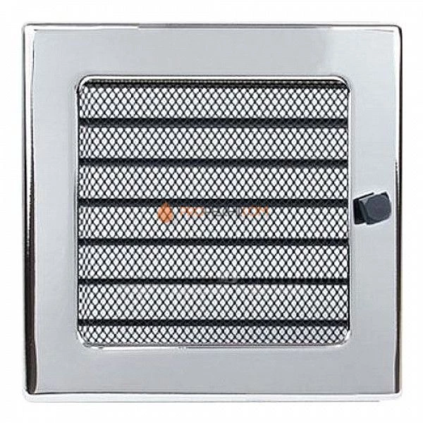 Вентиляционная решетка Wentor Никель с жалюзи 17х17 (Дисконт)