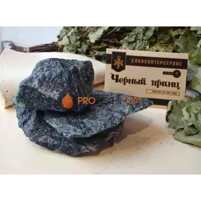 Камень Grill’D Черный принц колотый средний — 10 кг (коробка)