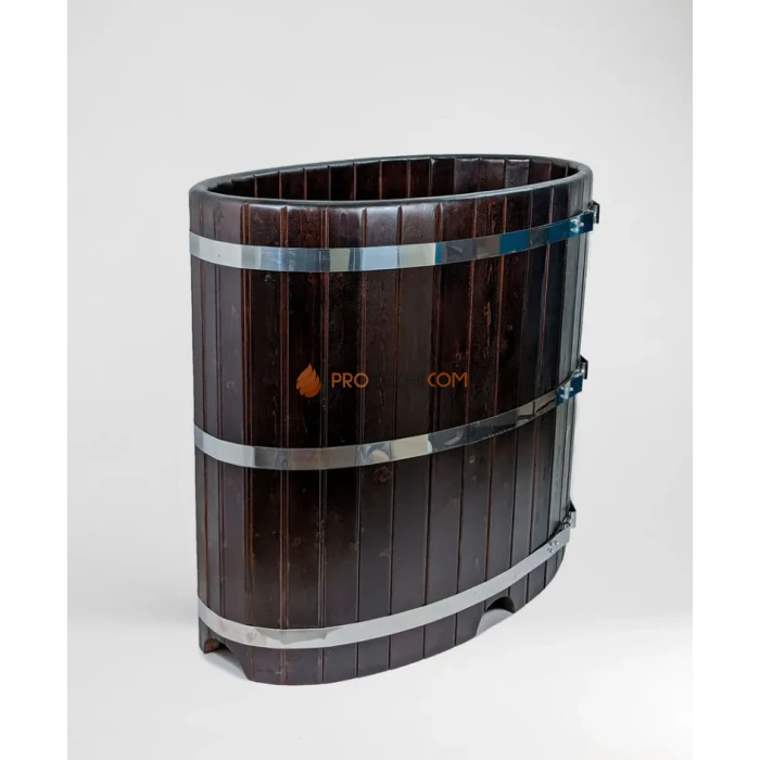 Купель овальная НКЗ OPTIMA из кедра, 115x69x128 см