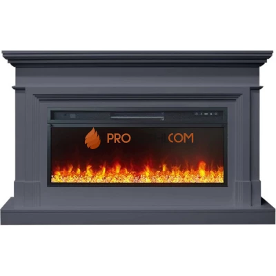 Каминокомплект Royal Flame Coventry - Серый графит (Ширина 1400 мм) с очагом Vision 42 LED
