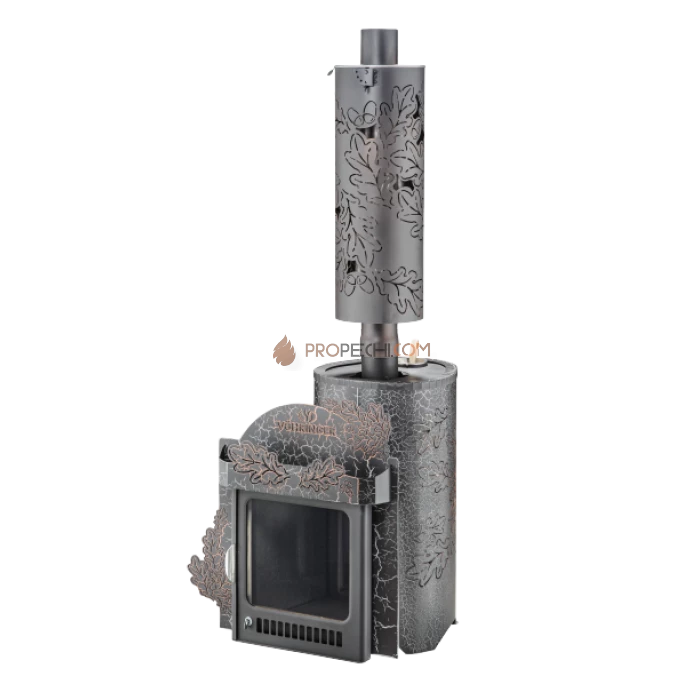 Дровяная печь для бани Ферингер Малютка в Кожухе Дуб До 18 м³