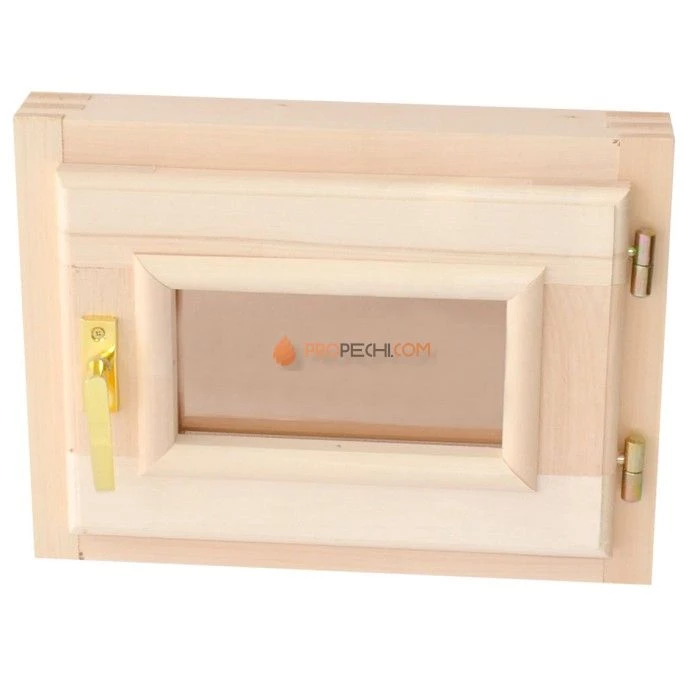 Окно из липы 300х400 мм бронза