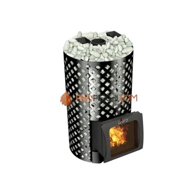 Дровяная печь для бани Grill’D Violet World Romb Short Window Max