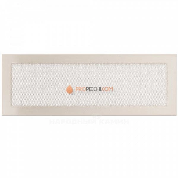 Вентиляционная решетка Kratki 17х49 кремовая