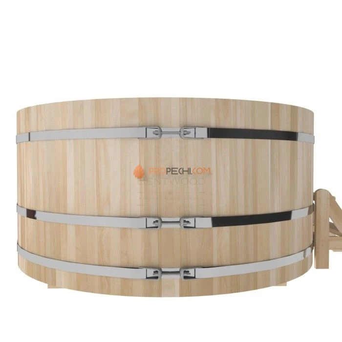 Фурако BentWood из кедра D=2.1 с наружной печкой премиум