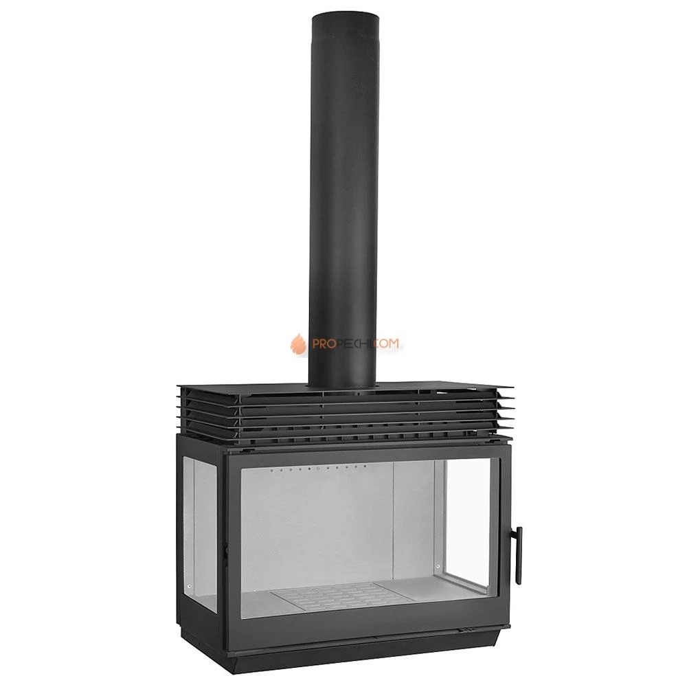 Печь-камин Liseo Castiron LCI 9 GLR Wall, два боковых стекла