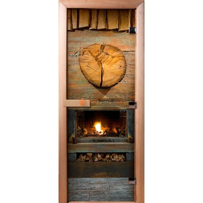 Дверь для бани DoorWood Фотопечать А038, 1800x600 мм