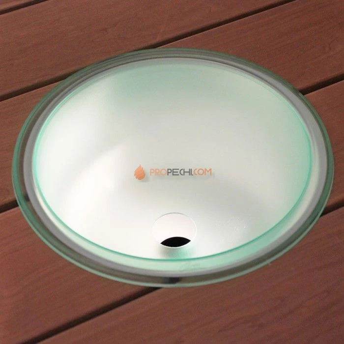 Шайка Cariitti IB320 с внешней подсветкой и водосливным отверстием