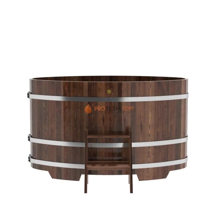 Купель BentWood овальная из мореной лиственницы 0,92х1,66