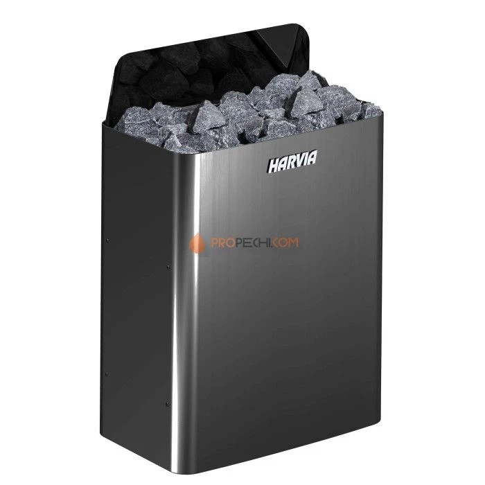 Электрическая печь Harvia The Wall SW90E Black Steel (без пульта)