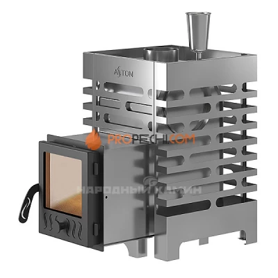 Печь для бани ASTON 12 INOX со стеклом