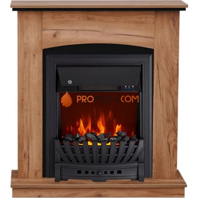 Каминокомплект Royal Flame Barcelona (разборный) - Дуб табачный с очагом Aspen Black