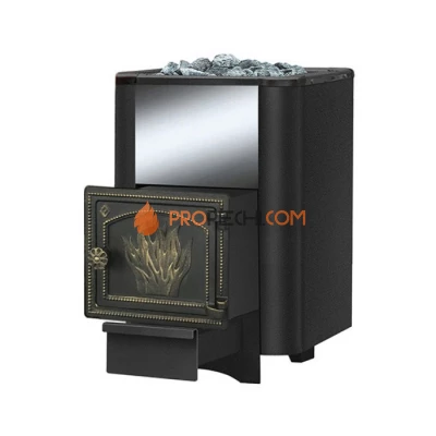 Дровяная печь для бани Везувий Русичъ Антрацит 12 (ДТ-3)