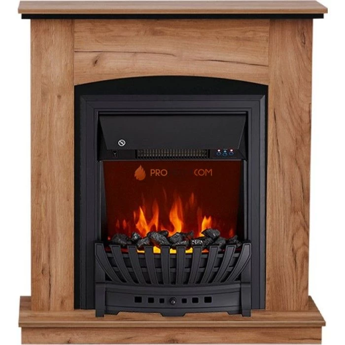 Каминокомплект Royal Flame Barcelona (разборный) - Дуб табачный с очагом Aspen Black