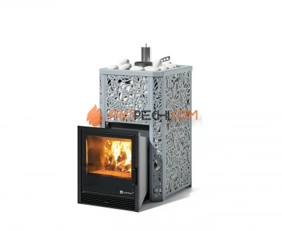 Печь для бани ИзиСтим  Ялта 15 Хохлома цвет серый