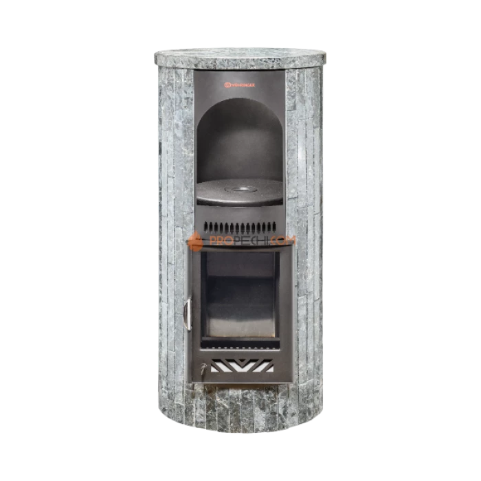 Отопительно-варочная печь Ферингер Лада ПФ - Пироксенит наборный