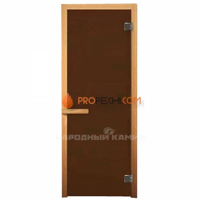 Дверь бронза матовая (2 петли, хвоя)