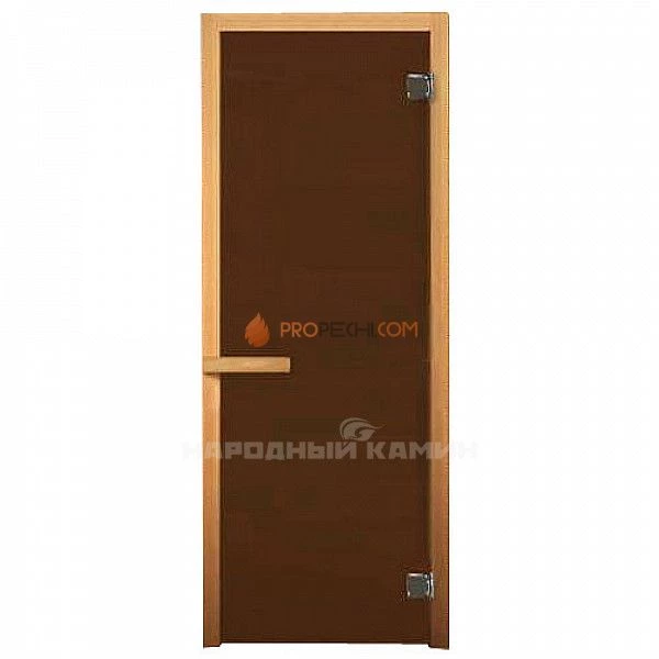 Дверь бронза матовая (2 петли, хвоя)