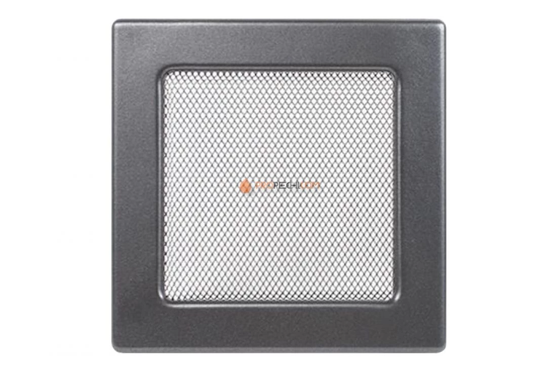 Вент.решетка 110х110 мм. графит