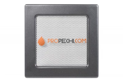 Вент.решетка 110х110 мм. графит