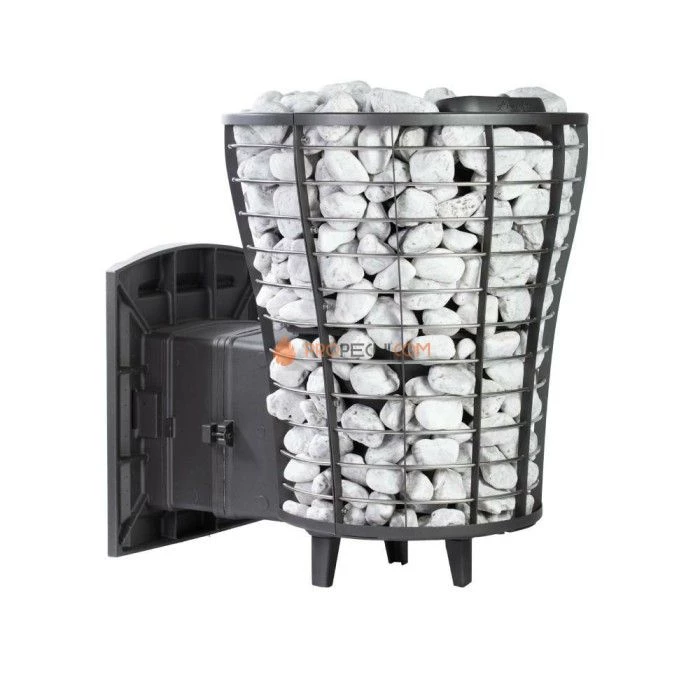 Чугунная печь для бани Атмосфера V сетка нержавейка