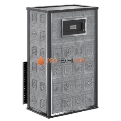 Дровяная печь для бани Klover RT 100-RV ( Талькомагнезит, Design 10 )