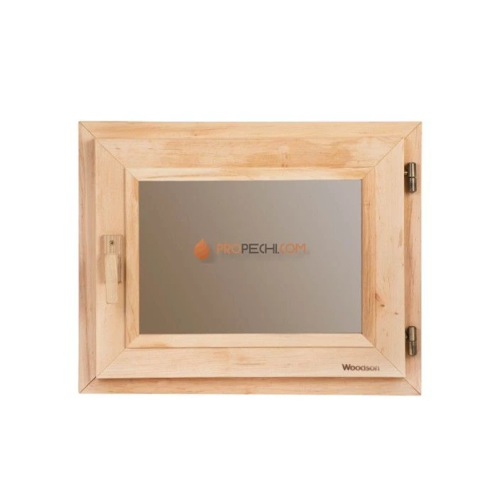 Окно Woodson 30x50, стекло бронза, ольха