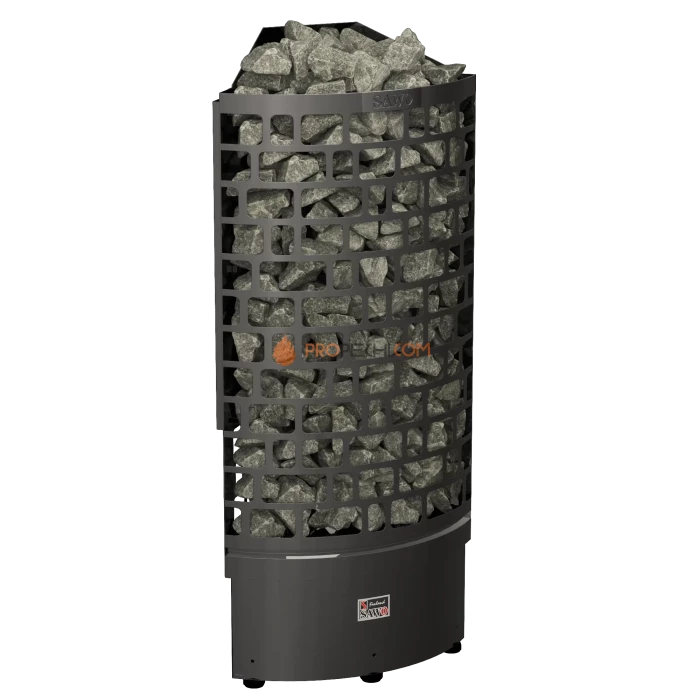 Электрическая печь SAWO ARIES ARI3-45Ni2-CNR-BL-P-C 4.5 кВт (встроенный блок мощности, пульт докупается отдельно), черная