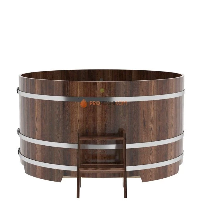 Купель BentWood круглая из мореной лиственницы d=1,80