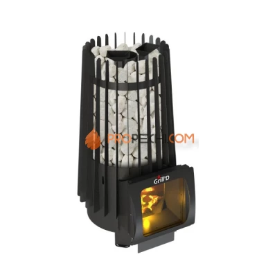 Дровяная банная печь Grill’D Cometa 180 Vega Short Window Max Pro