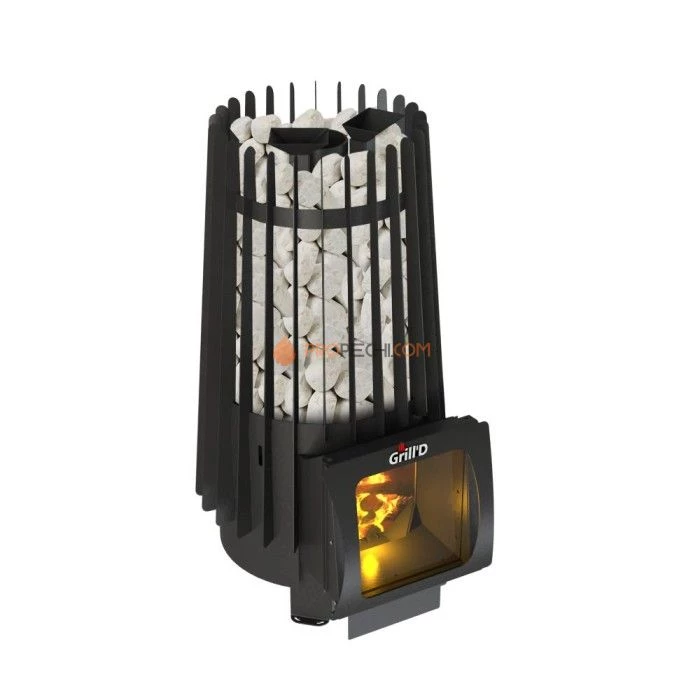 Дровяная печь для бани Grill’D Cometa 180 Vega Short Window Max