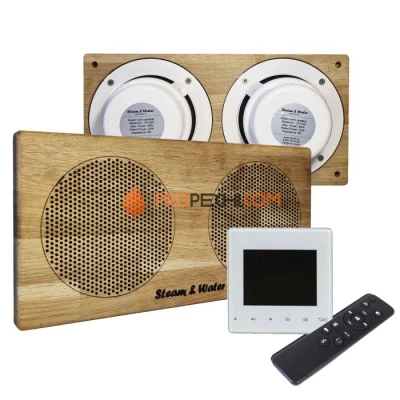 Комплект акустической системы SW 2 White Standart Wood, двойной Прямоугольник (Встраиваемый)