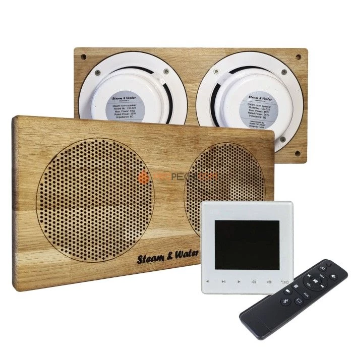 Комплект акустической системы SW 2 White Standart Wood, двойной Прямоугольник (Встраиваемый)