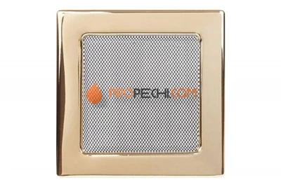 Вент.решетка 110х110 мм. золото