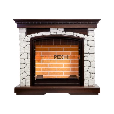 Портал Dimplex Glasgow - Темный дуб/Белый (Высота 1080 мм)